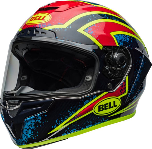 BELL Race Star DLX Flex umpikypärä Xenon Gloss Blue/Retina