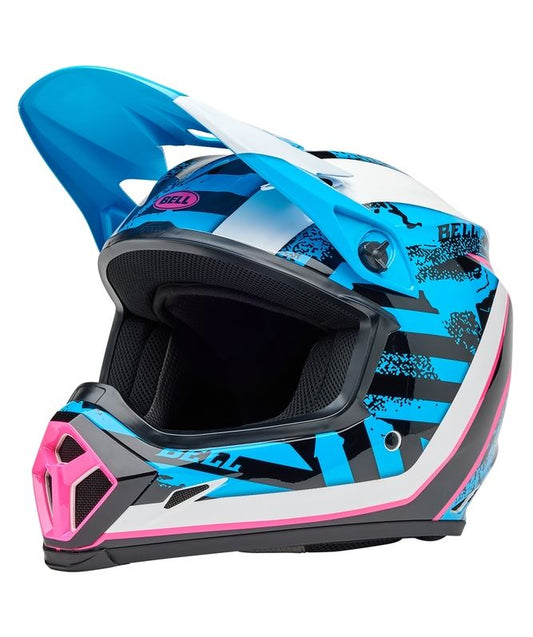 BELL MX-9 Mips Breakdance Gloss Blue/Pink