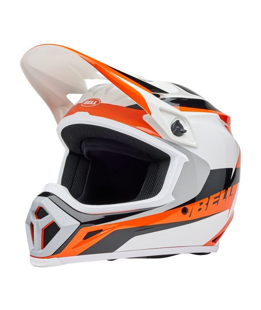 BELL MX-9 Mips Rift Gloss Orange/White