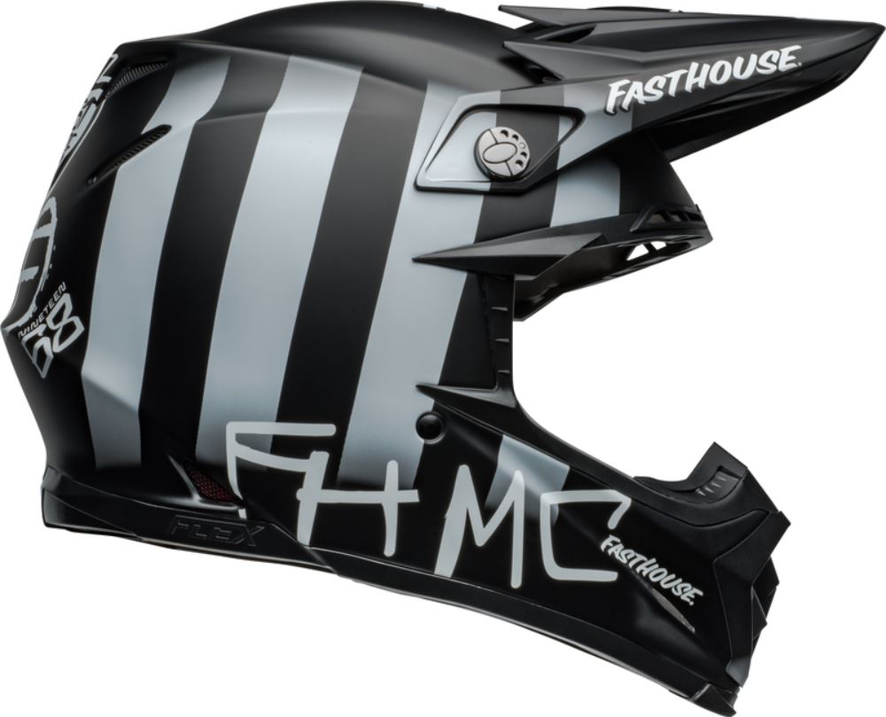 BELL Moto-9S Flex Fasthouse MC Core Matte Black/Yellow