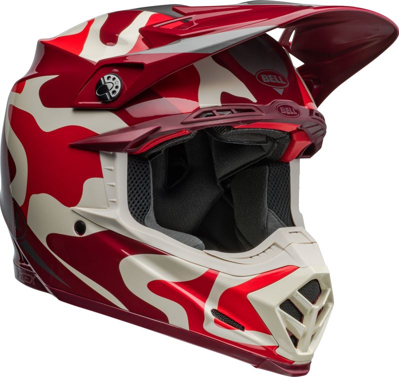 BELL Moto-9S Flex Ferrandis Méchant Gloss Red/Silver