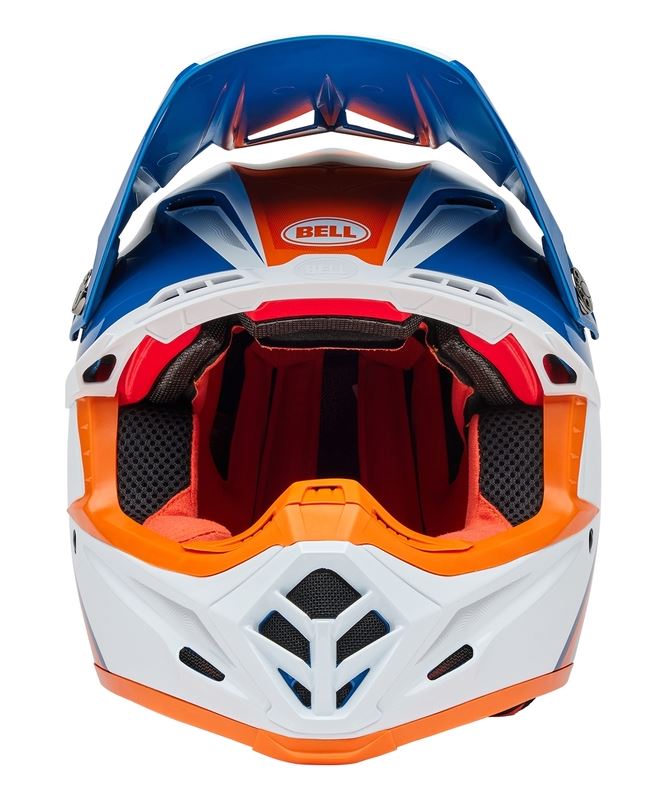 BELL Moto-9S Flex Merchant Gloss Orange/Blue