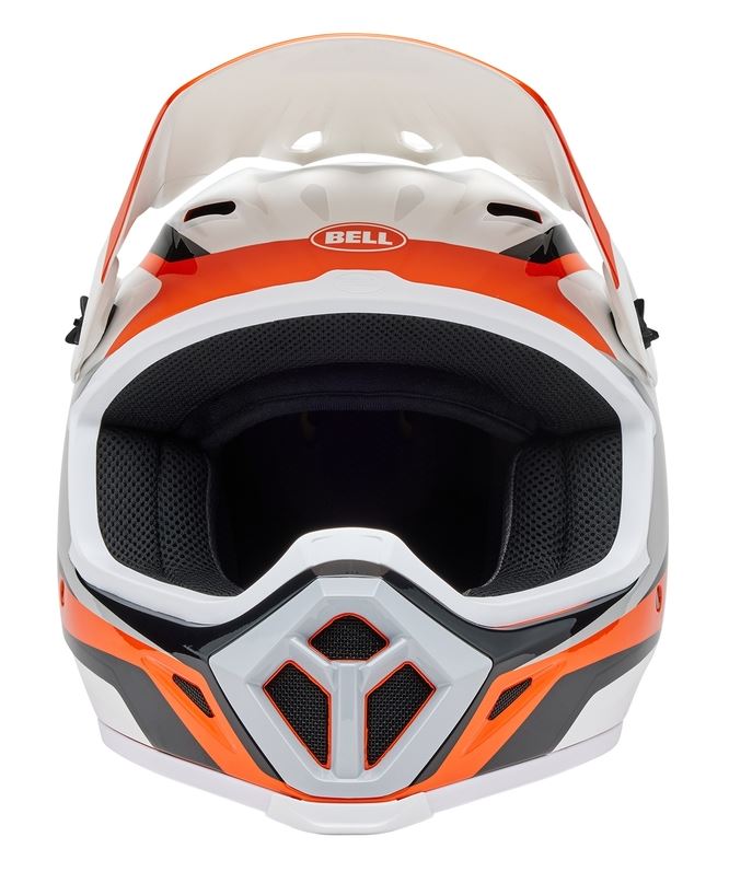 BELL MX-9 Mips Rift Gloss Orange/White