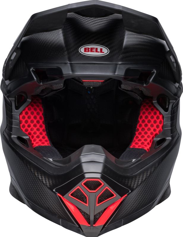 BELL Moto-10 Spherical Mips Helmet - Satin/Gloss Black/Red