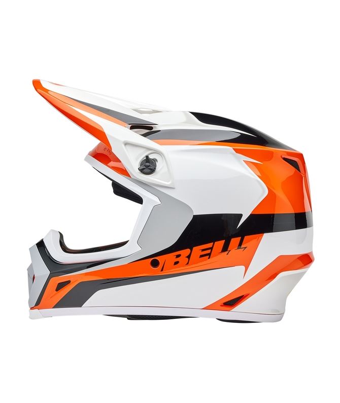 BELL MX-9 Mips Rift Gloss Orange/White