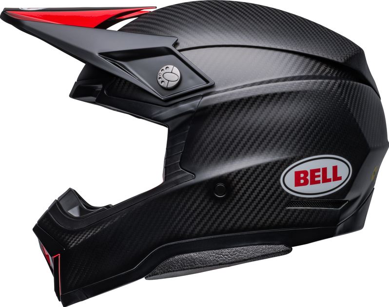 BELL Moto-10 Spherical Mips Helmet - Satin/Gloss Black/Red