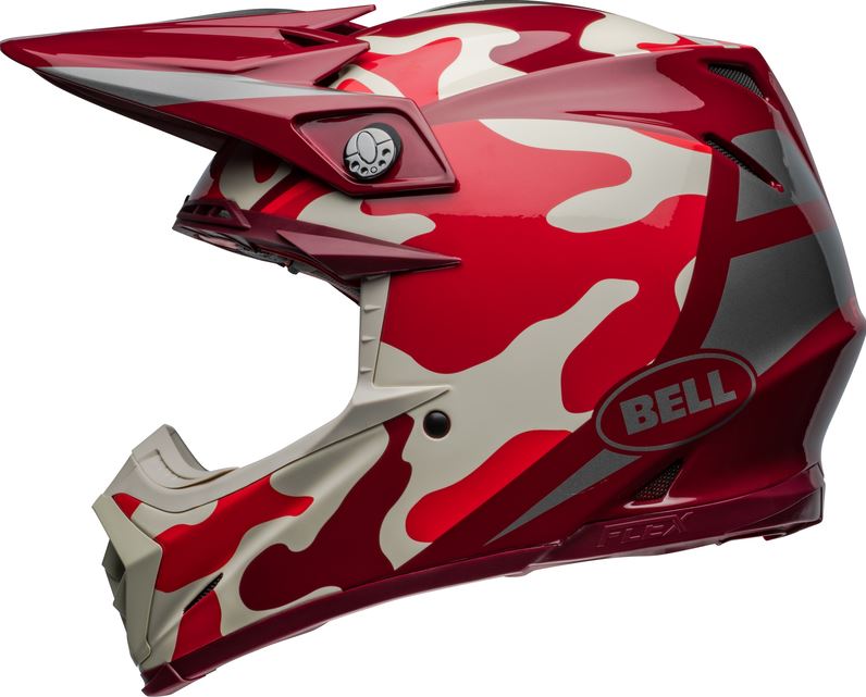 BELL Moto-9S Flex Ferrandis Méchant Gloss Red/Silver