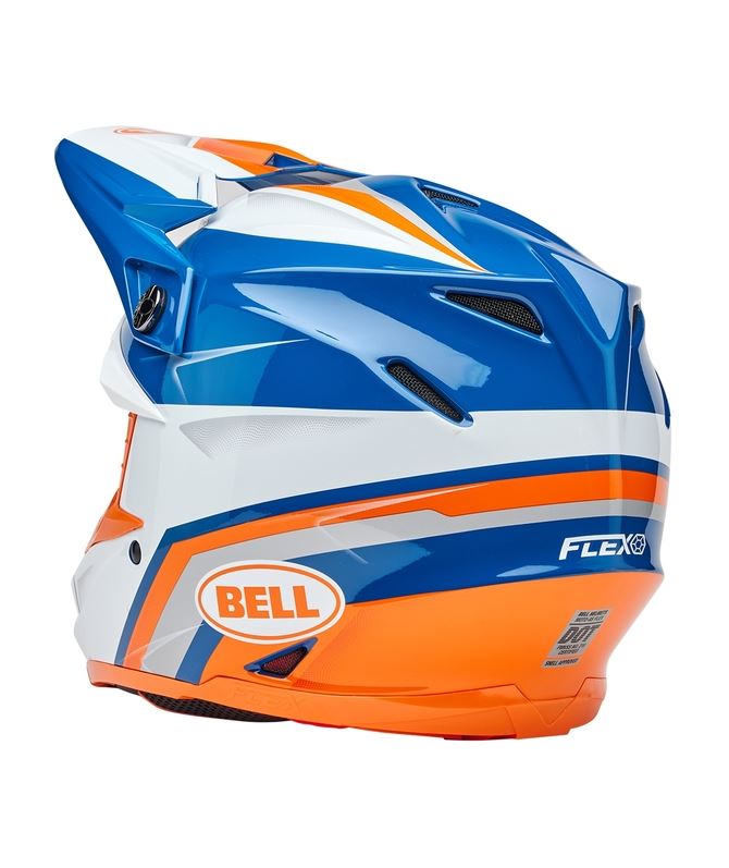 BELL Moto-9S Flex Merchant Gloss Orange/Blue