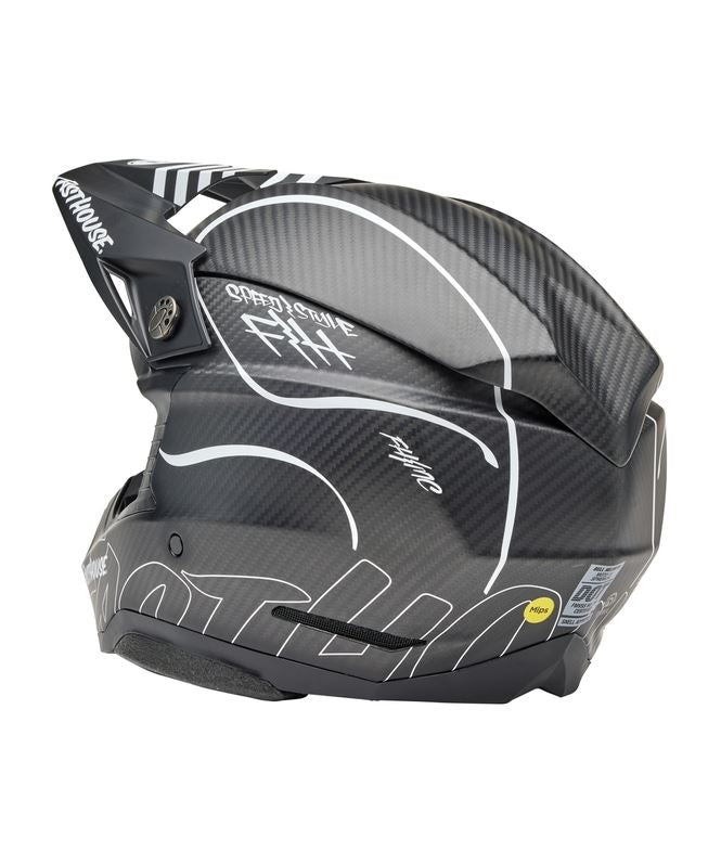 BELL Moto-10 Spherical Mips Helmet - Fasthouse Raven Matte Black/White