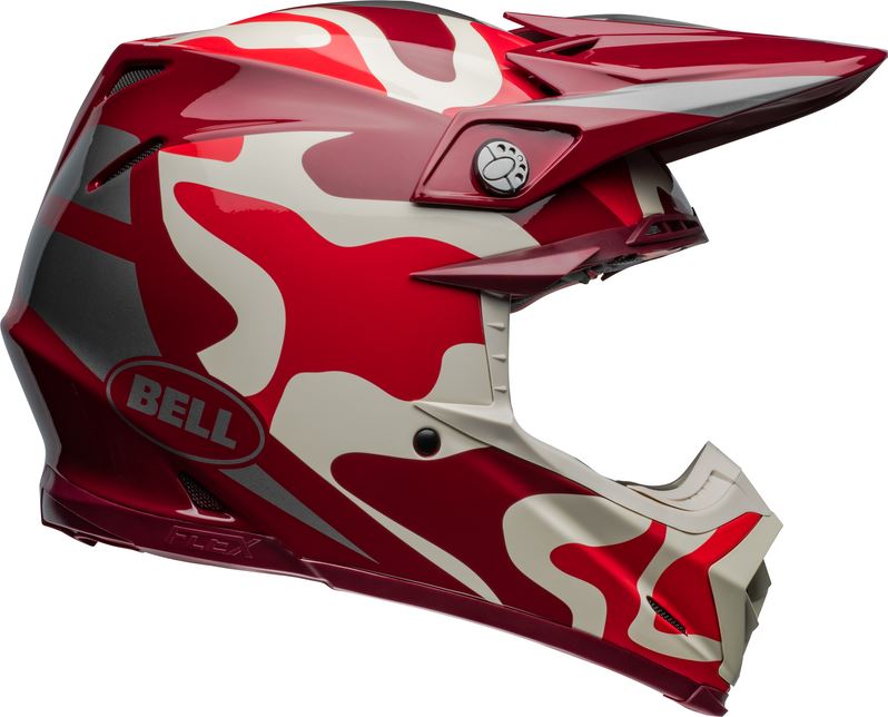 BELL Moto-9S Flex Ferrandis Méchant Gloss Red/Silver