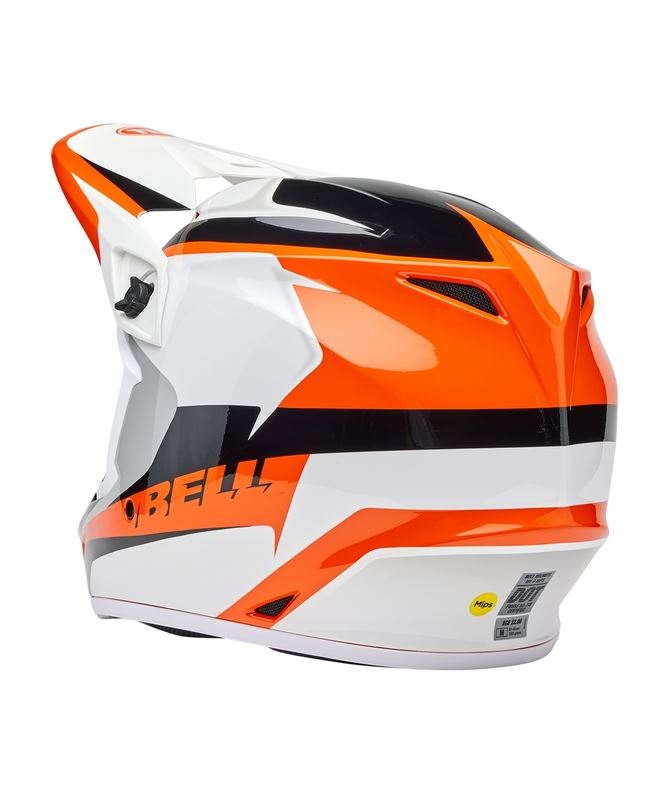 BELL MX-9 Mips Rift Gloss Orange/White