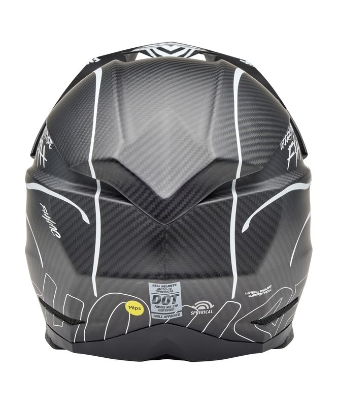 BELL Moto-10 Spherical Mips Helmet - Fasthouse Raven Matte Black/White