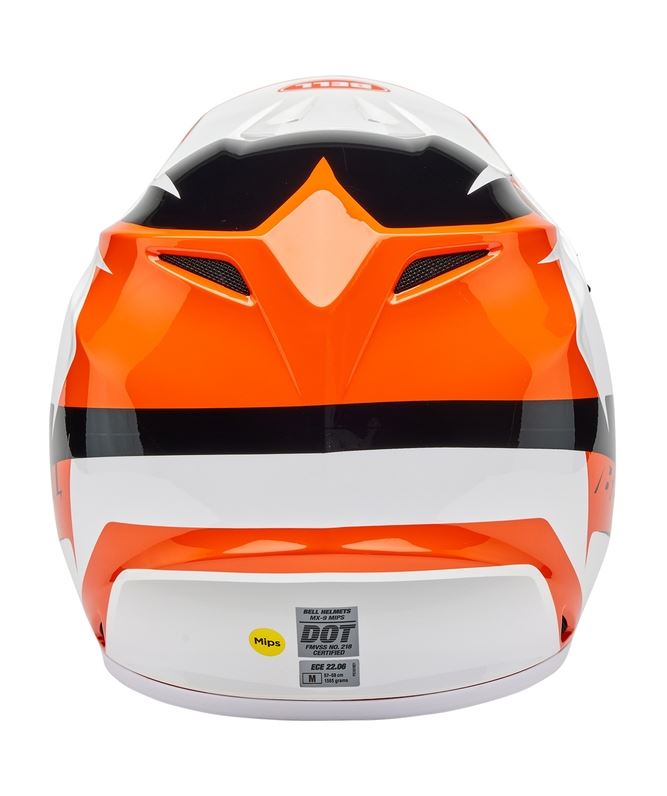 BELL MX-9 Mips Rift Gloss Orange/White