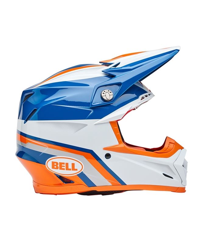 BELL Moto-9S Flex Merchant Gloss Orange/Blue