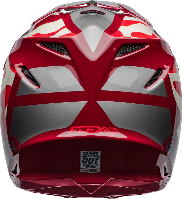 BELL Moto-9S Flex Ferrandis Méchant Gloss Red/Silver