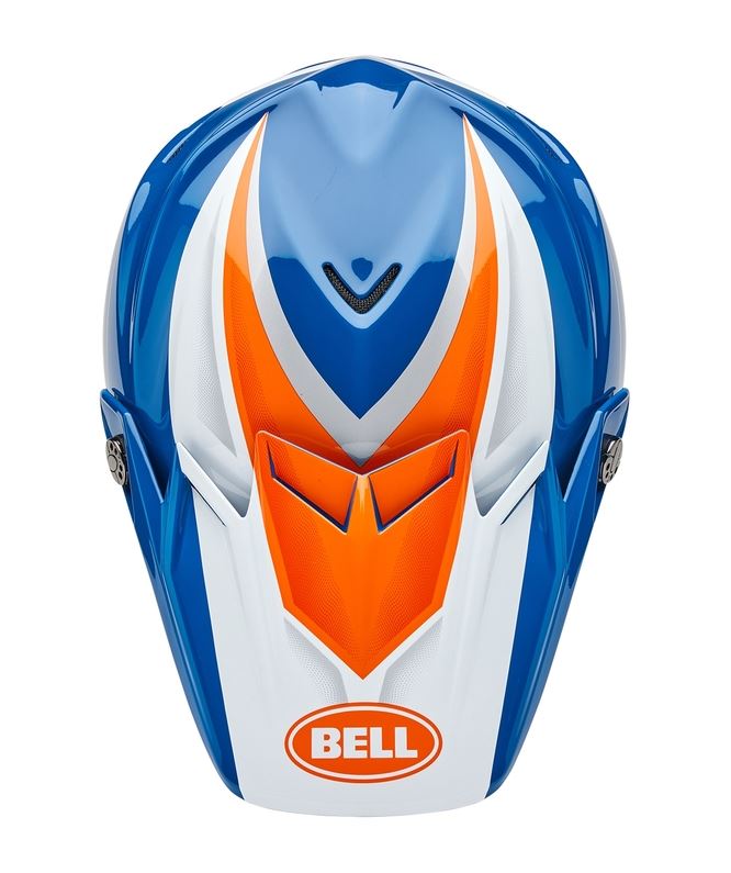 BELL Moto-9S Flex Merchant Gloss Orange/Blue