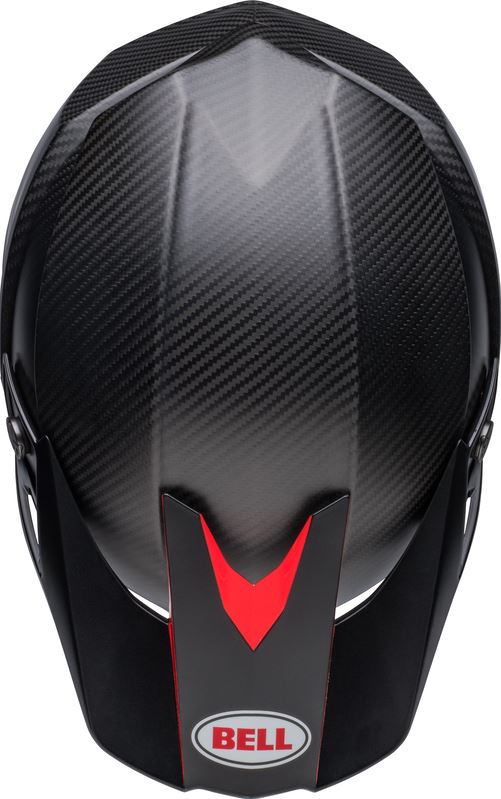 BELL Moto-10 Spherical Mips Helmet - Satin/Gloss Black/Red