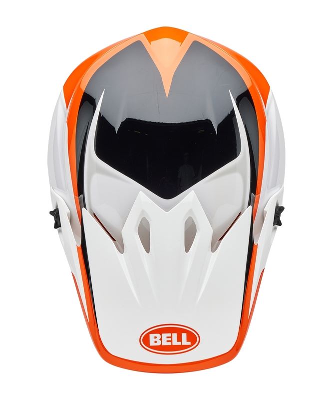 BELL MX-9 Mips Rift Gloss Orange/White